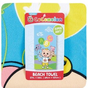 "Let's Play with Friends"
Cocomelon 27"x54" beach towel nwt